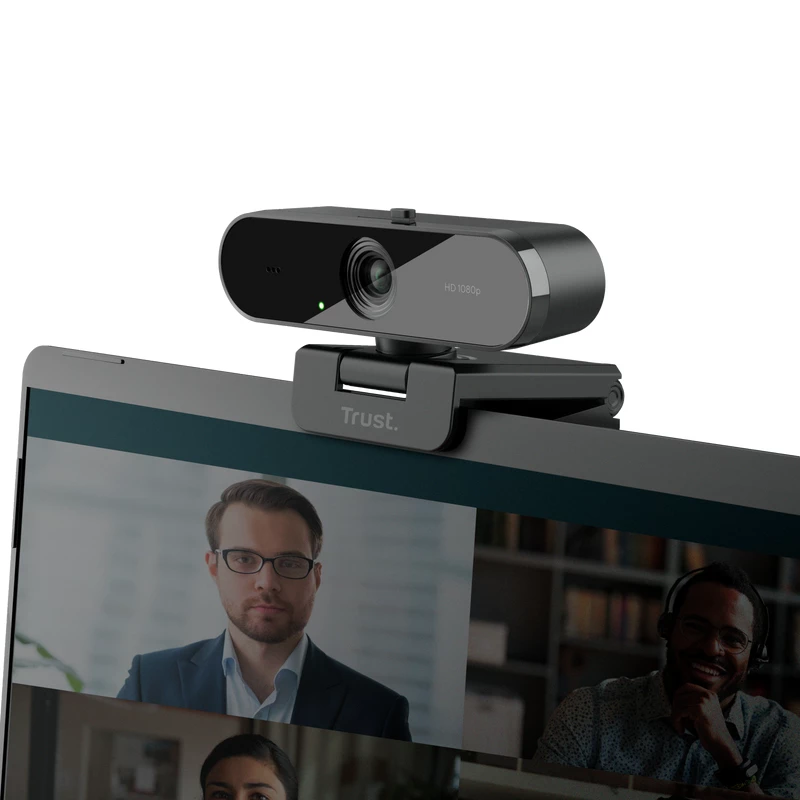 Trust TW-200 Webcam 1920 x 1080 Pixel USB Schwarz
