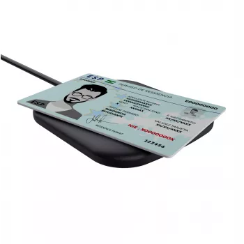 Trust Ceto Smartcard-Lesegerät für Innenräume USB USB 2.0 Schwarz