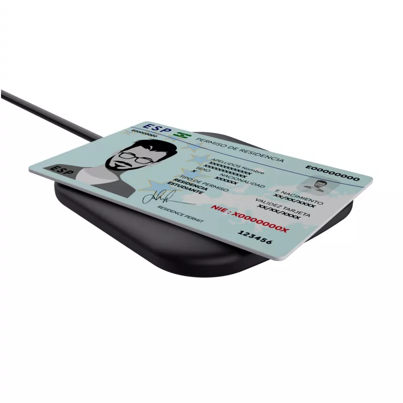 Trust Ceto Smartcard-Lesegerät für Innenräume USB USB 2.0 Schwarz