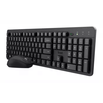 Trust Ody II Tastatur Maus enthalten Universal RF Wireless QWERTY US English Schwarz