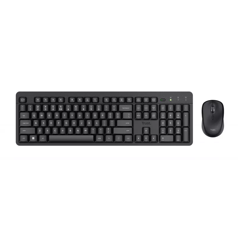 Trust Ody II Tastatur Maus enthalten Universal RF Wireless QWERTY US English Schwarz