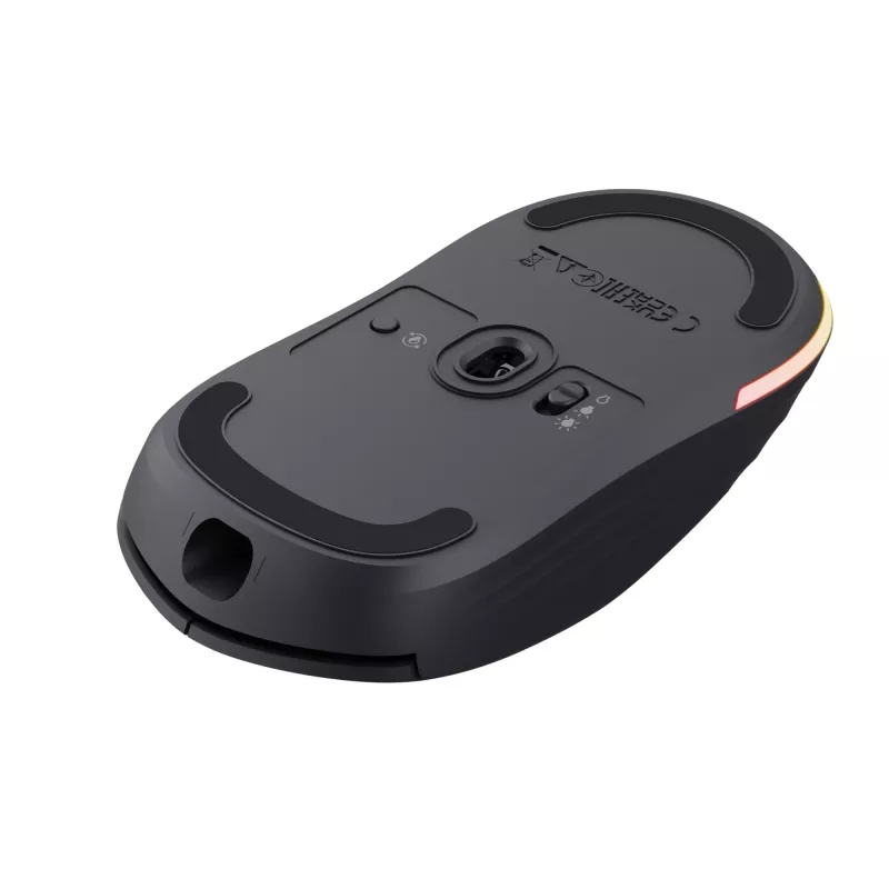 Trust GXT 927 Redex+ Maus Gaming Rechtshänder RF Wireless + USB Typ-A Laser 25600 DPI