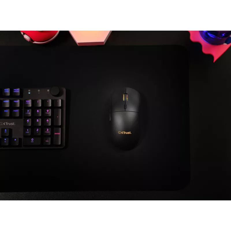 Trust GXT 927 Redex+ Maus Gaming Rechtshänder RF Wireless + USB Typ-A Laser 25600 DPI