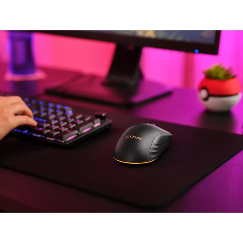 Trust GXT 927 Redex+ Maus Gaming Rechtshänder RF Wireless + USB Typ-A Laser 25600 DPI