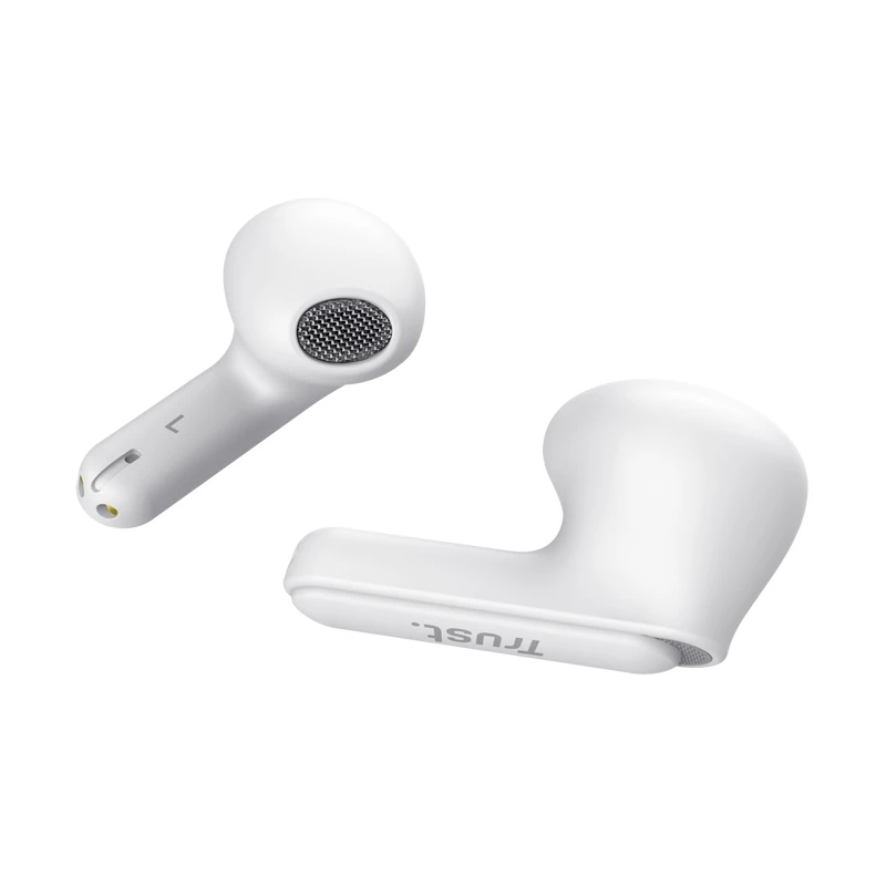Trust Yavi Headset True Wireless Stereo (TWS) In-Ear-Kopfhörer Anrufe/Musik USB Type-C Bluetooth Weiß