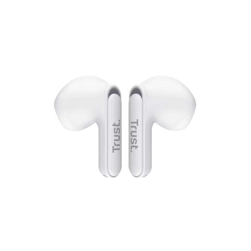 Trust Yavi Headset True Wireless Stereo (TWS) In-Ear-Kopfhörer Anrufe/Musik USB Type-C Bluetooth Weiß