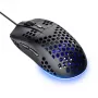 Trust GXT 928 HELOX, Rechtshänder, Optisch, USB Typ-A, 6400 DPI, Schwarz