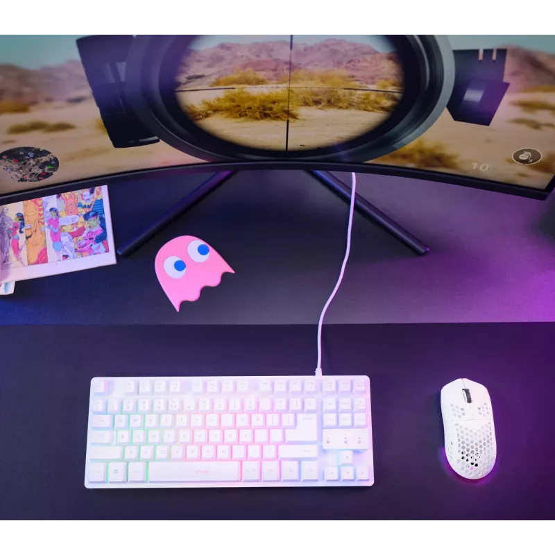 Trust GXT 929 Helox Maus Gaming Rechtshänder RF Wireless Optisch 4800 DPI