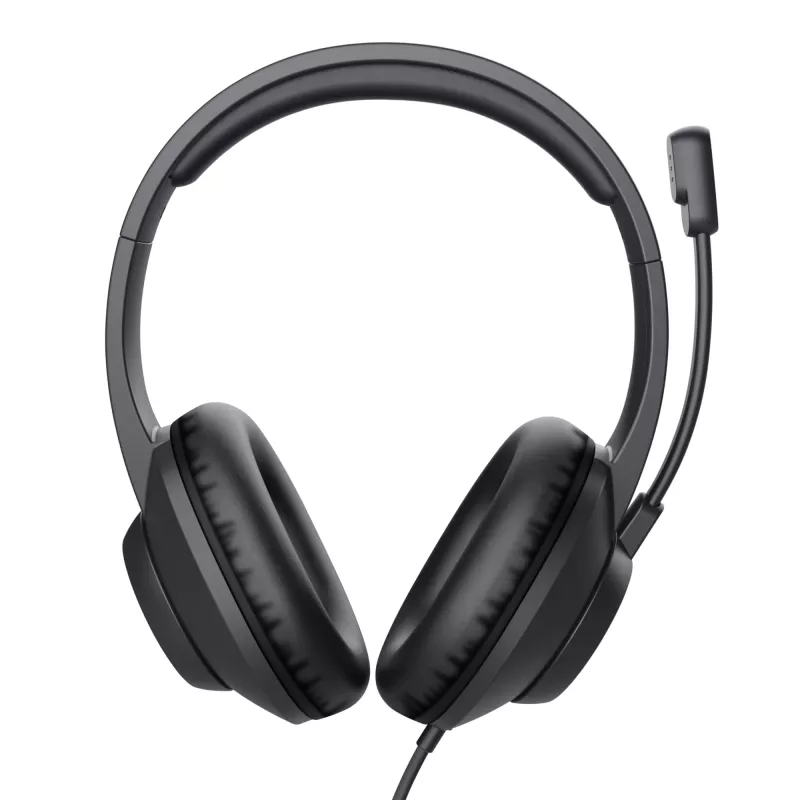 Trust Ayda Max Headset Kabelgebunden Head-Band Büro/Callcenter Schwarz