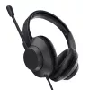 Trust Ayda Max Headset Kabelgebunden Head-Band Büro/Callcenter Schwarz