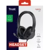 Trust Ayda Max Headset Kabelgebunden Head-Band Büro/Callcenter Schwarz