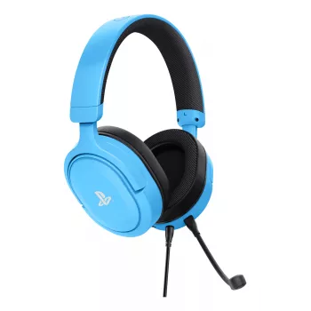 Trust GXT 498B Forta Headset Kabelgebundenes Headset mit Kopfbügel Gaming Blau