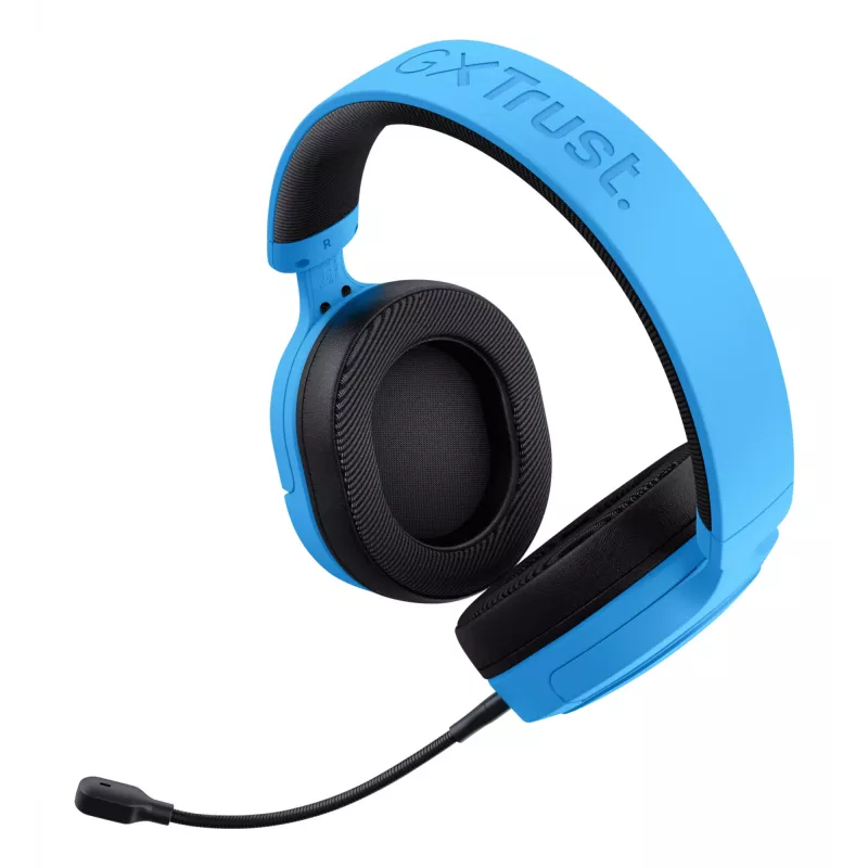 Trust GXT 498B Forta Headset Kabelgebundenes Headset mit Kopfbügel Gaming Blau