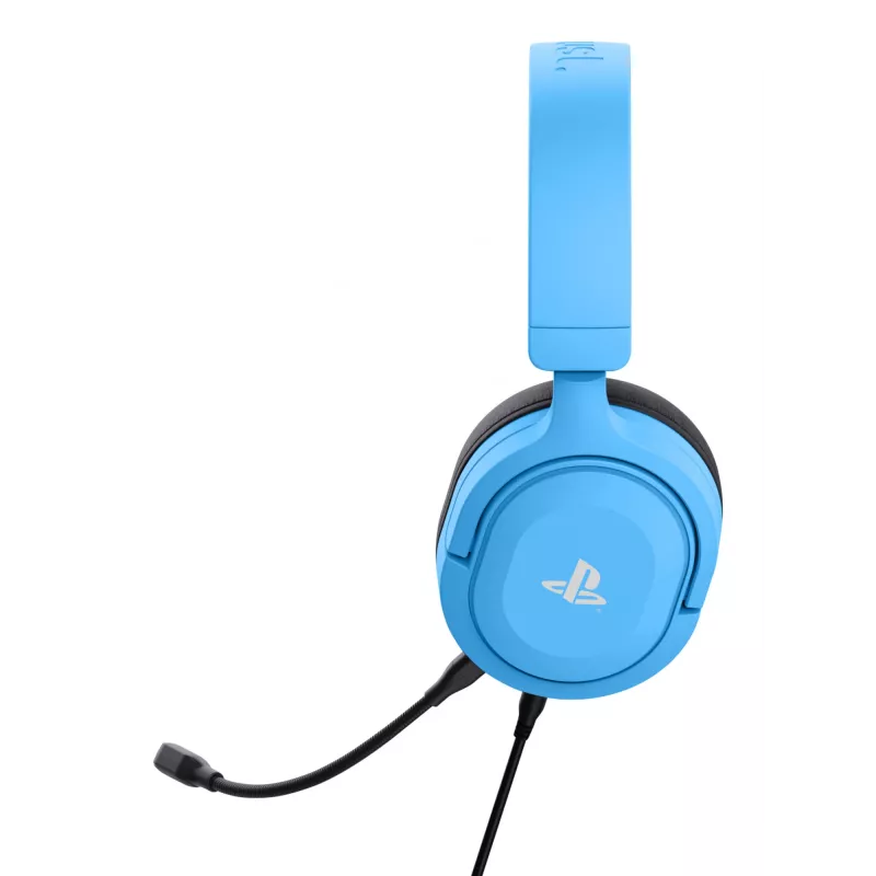 Trust GXT 498B Forta Headset Kabelgebundenes Headset mit Kopfbügel Gaming Blau