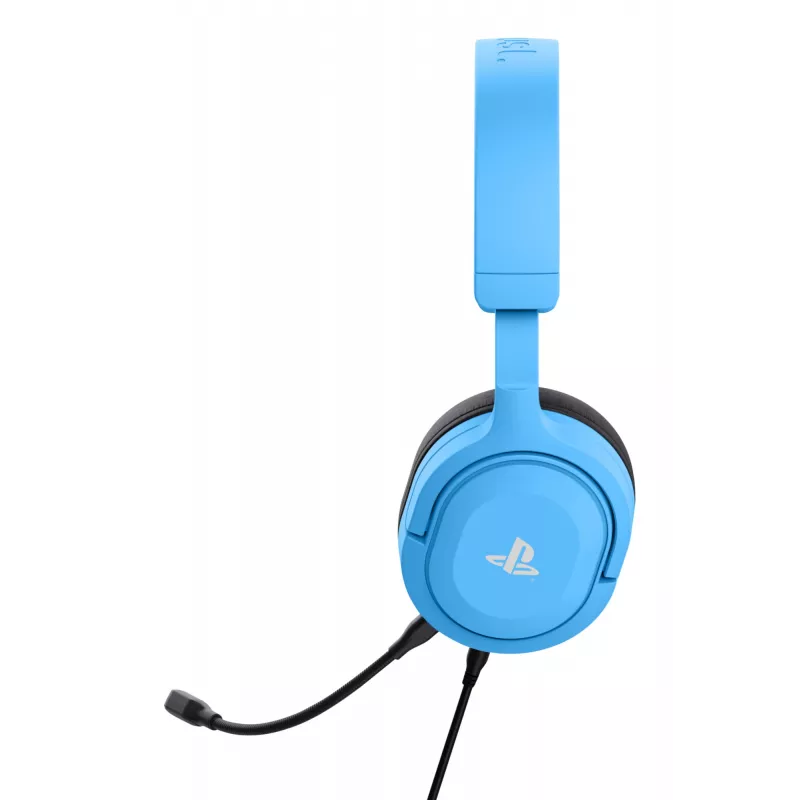 Trust GXT 498B Forta Headset Kabelgebundenes Headset mit Kopfbügel Gaming Blau