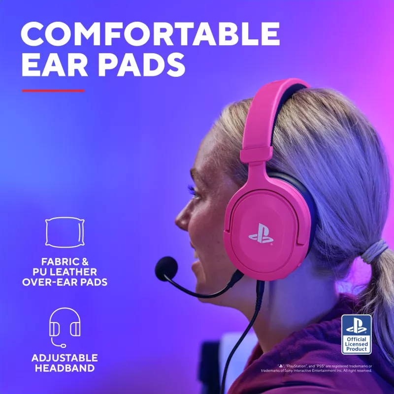 Trust GXT 498P Forta Headset Kabelgebunden Head-band Gaming Pink