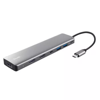 Trust 25661 Schnittstellen-Hub USB Typ-C Aluminium
