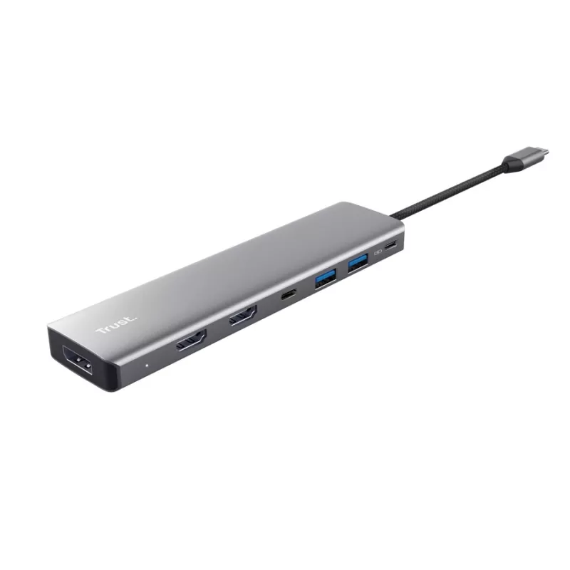 Trust 25661 Schnittstellen-Hub USB Typ-C Aluminium