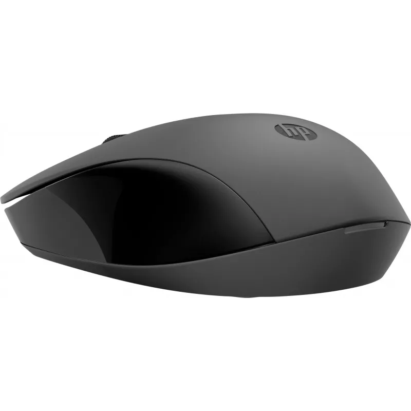 HP 150 Wireless-Maus, beidhändig, optisch, RF Wireless, 1600 dpi, Schwarz