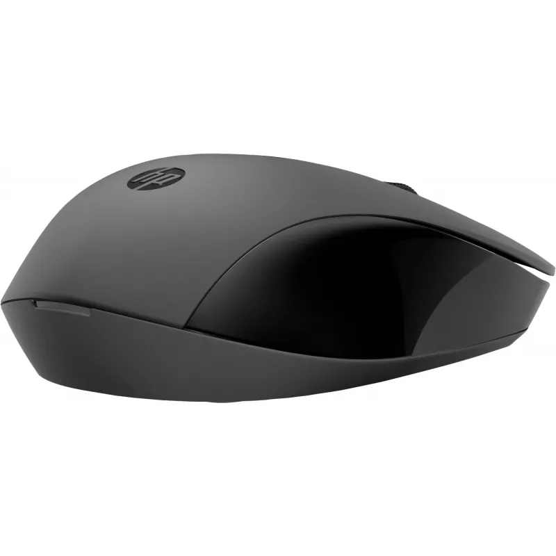 HP 150 Wireless-Maus, beidhändig, optisch, RF Wireless, 1600 dpi, Schwarz