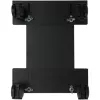 Techly CPU Stahlhalterung mit Rollen, Schwarz ICA-CS 34, Schwarz, PC, Multimedia-Wagen, 25 kg, 195 mm, 240 mm