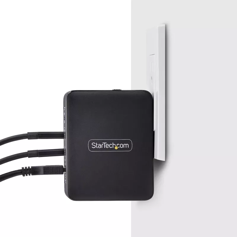 StarTech.com 140W USB-C-Wandladegerät, 3x USB-C/1x USB-A, PD 3.1 Internationales GaN-Netzteil für MacBook/Dell XPS/Inspiron