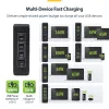 StarTech.com 140W USB-C-Wandladegerät, 3x USB-C/1x USB-A, PD 3.1 Internationales GaN-Netzteil für MacBook/Dell XPS/Inspiron