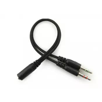 Sandberg MiniJack Headset Saver, Kabelgebunden, Anrufe/Musik, 20 - 20000 Hz, 71 g, Headset, Schwarz