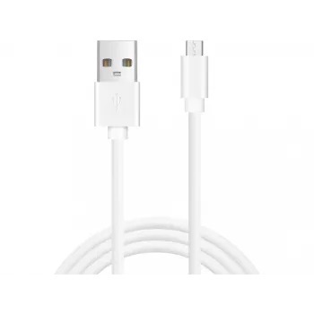 Sandberg MicroUSB Sync/Charge 1m SAVER, 1 m, Micro-USB A, USB A, Weiß