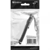 Sandberg Touchscreen Stylus Pen Saver, Universal, Jede Marke, Schwarz, Silber, Metall, Gummi, 1 Stück, 100 mm