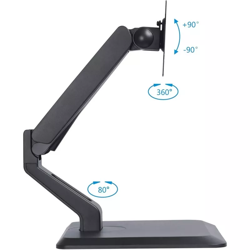 Techly ICA-LCD 35TS Monitorhalterung/-ständer 81,3 cm (32 Zoll) Schreibtisch Schwarz