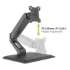 Techly ICA-LCD 35TS Monitorhalterung/-ständer 81,3 cm (32 Zoll) Schreibtisch Schwarz