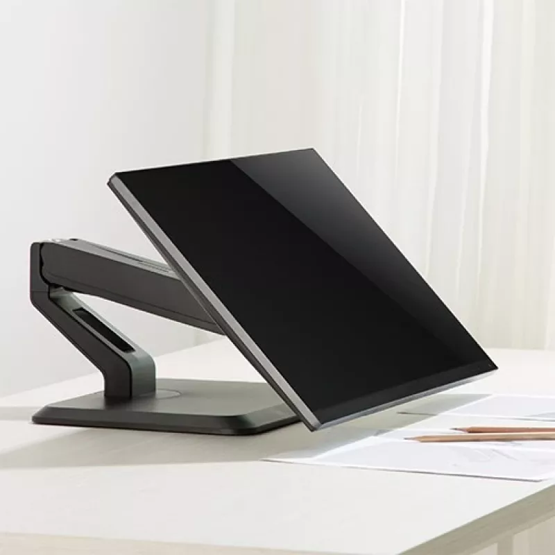 Techly ICA-LCD 35TS Monitorhalterung/-ständer 81,3 cm (32 Zoll) Schreibtisch Schwarz