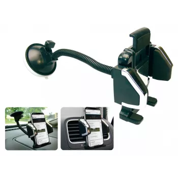 Sandberg In Car Universal Mobile Holder, Mobiltelefon/Smartphone, Passive Halterung, Auto, Schwarz