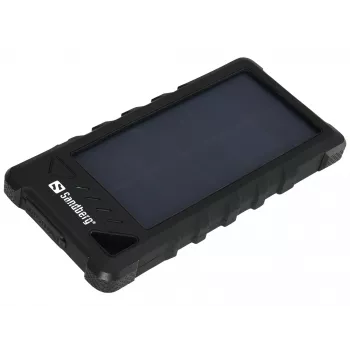 Sandberg Outdoor Solar Powerbank 16000, 16000 mAh, Lithium-Ionen (Li-Ion), Schwarz