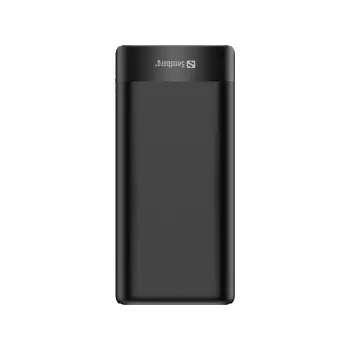 Sandberg Powerbank 20000 PD65W+2xQC3.0, 20000 mAh, Lithium-Ion (Li-Ion), Quick Charge 3.0, 65 W, Schwarz
