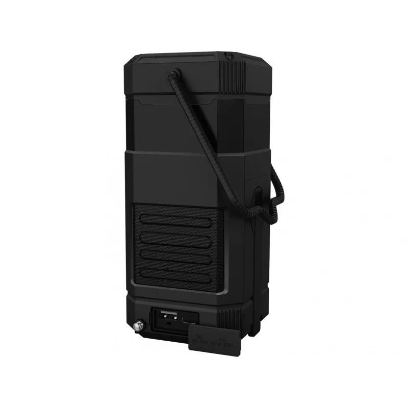 Sandberg Survivor Lantern All-in1 10000, batteriebetriebene Campinglaterne, Schwarz, IPX5, LED, USB C, Batterie
