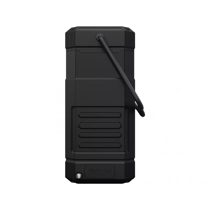 Sandberg Survivor Lantern All-in1 10000, batteriebetriebene Campinglaterne, Schwarz, IPX5, LED, USB C, Batterie