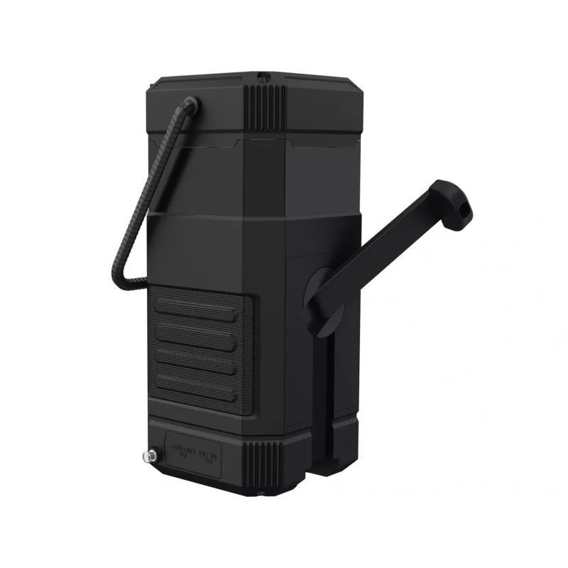 Sandberg Survivor Lantern All-in1 10000, batteriebetriebene Campinglaterne, Schwarz, IPX5, LED, USB C, Batterie