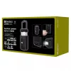Sandberg Survivor Lantern All-in1 10000, batteriebetriebene Campinglaterne, Schwarz, IPX5, LED, USB C, Batterie