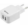 Sandberg AC Charger Dual USB 2.4+1A EU, Innenbereich, AC, USB, 5 V, Schwarz, Weiß