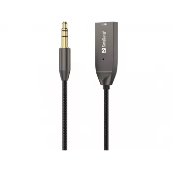 Sandberg Wireless Audio Link USB, USB, A2DP, AVRCP, HFP, 10 m, Schwarz, Dock, 5 V