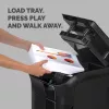 Fellowes Aktenvernichter 550 Blatt automatische Zufuhr Kreuzschnitt AutoMax 550C mit 83-Liter-Auffangbehälter hohe Sicherheit P4