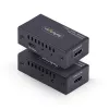 StarTech.com HDMI-Extender über CAT5e/CAT6, 4K 60Hz, bis zu 200ft (60m), Sender- und Empfänger-Kit, Power over Kabel, kompakte Bauform