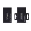StarTech.com HDMI-Extender über CAT5e/CAT6, 4K 60Hz, bis zu 200ft (60m), Sender- und Empfänger-Kit, Power over Kabel, kompakte Bauform