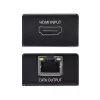 StarTech.com HDMI-Extender über CAT5e/CAT6, 4K 60Hz, bis zu 200ft (60m), Sender- und Empfänger-Kit, Power over Kabel, kompakte Bauform