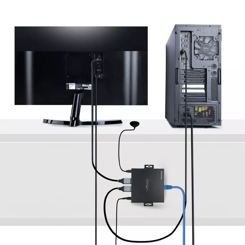 StarTech.com 4K70IC-EXTEND-HDMI AV-Extender AV-Sender & -Empfänger Schwarz