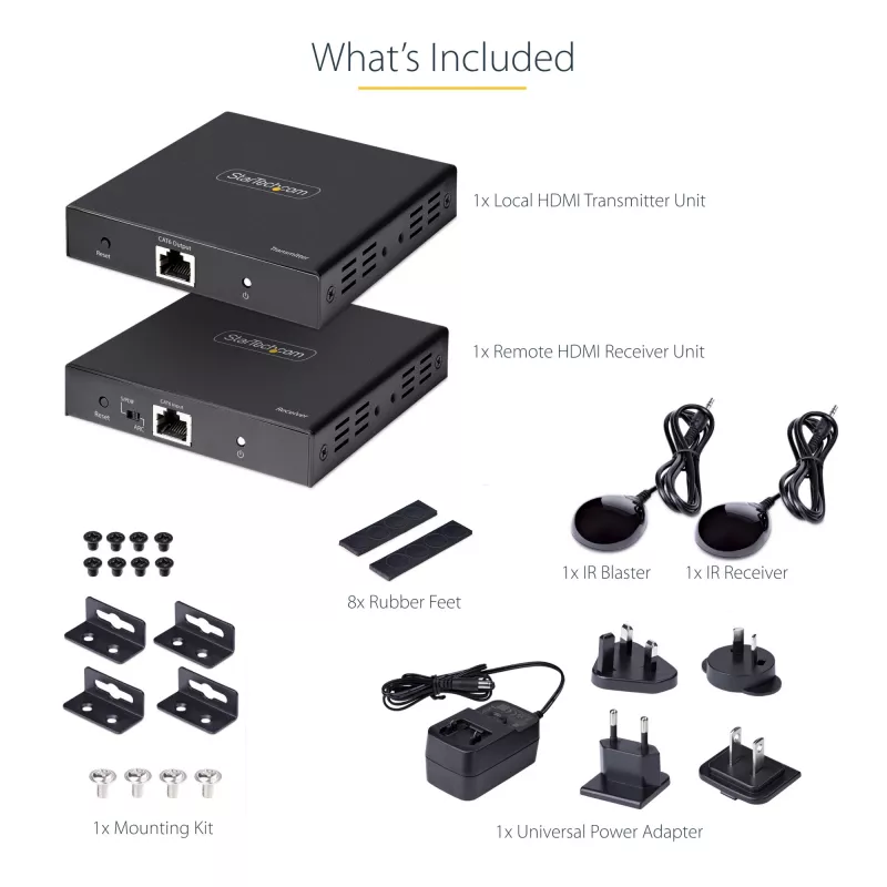 StarTech.com 4K70IC-EXTEND-HDMI AV-Extender AV-Sender & -Empfänger Schwarz