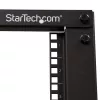 StarTech.com 4-Post 8U Mobiles Open-Frame-Serverrack, Vier-Pfosten 19-Zoll-Netzwerkrack mit Rädern, Kleines Rollbares Rack mit einstellbarer Tiefe für Computer/AV/Daten/IT-Ausrüstung – Rollen, Nivellierfüße oder Bodenmontage