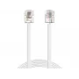 Sandberg Telefonkabel RJ11-RJ11 1,8 m, 1,8 m, RJ11, RJ11, Stecker, Stecker, Weiß